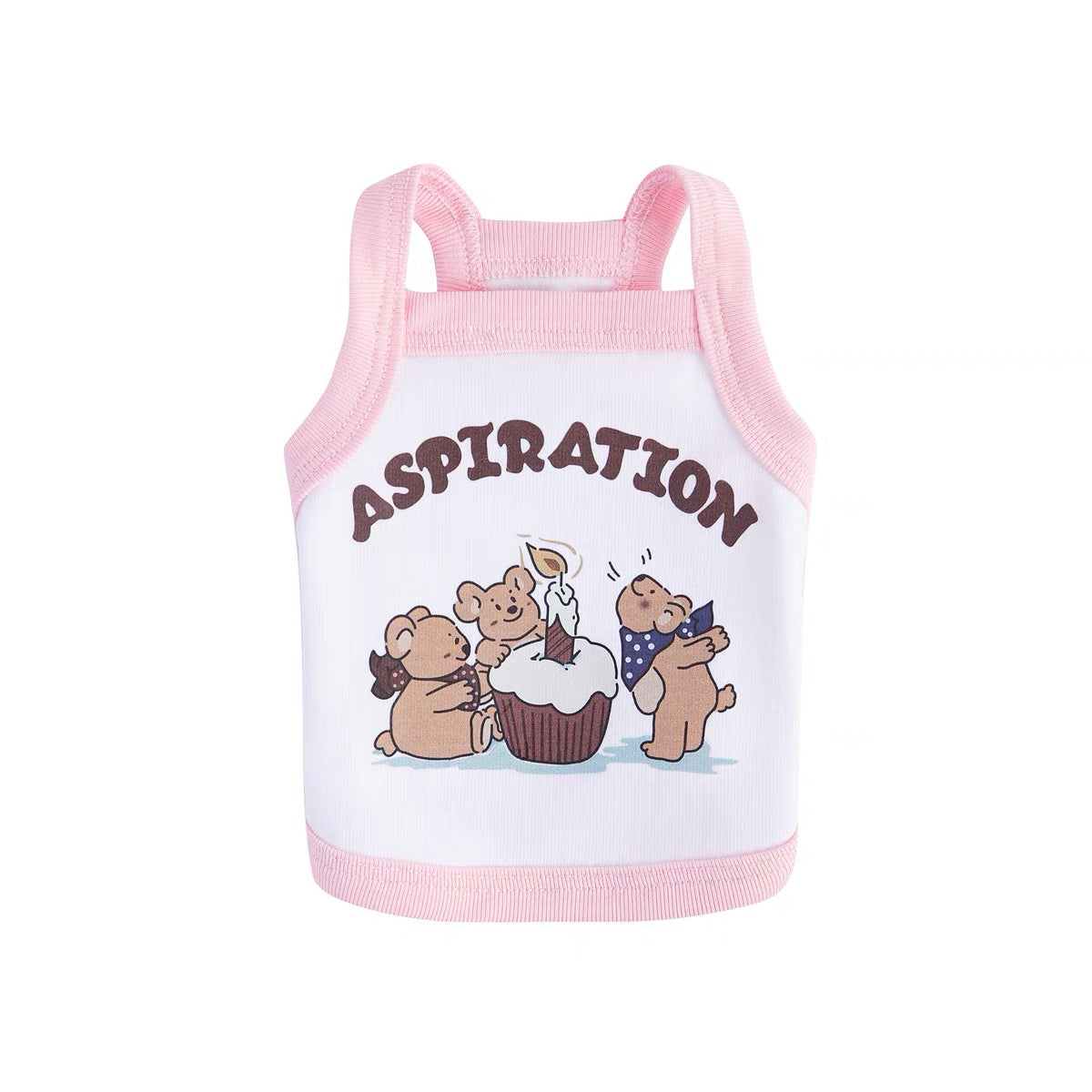 Pink Dog Clothes Dog Aspiration Vest