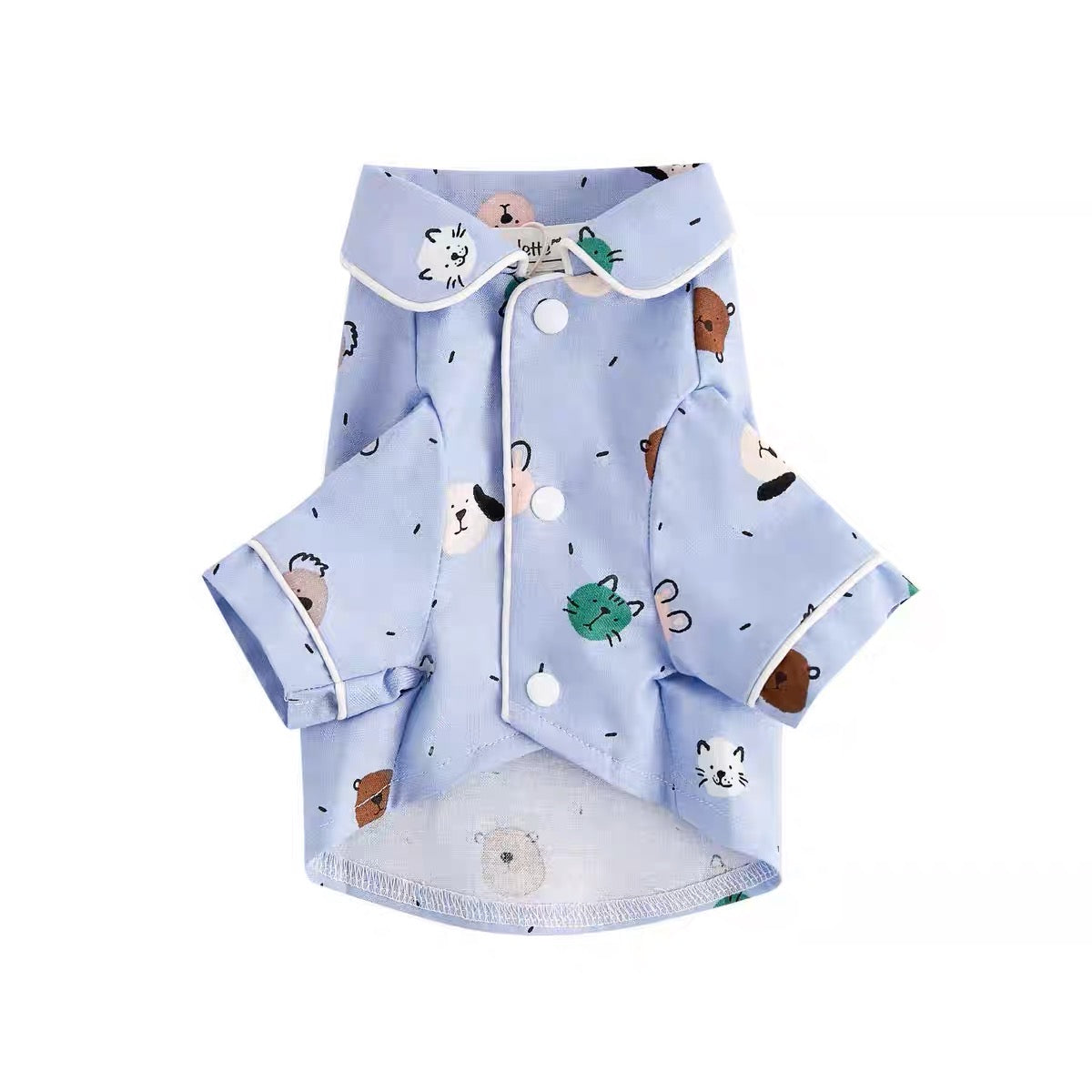 Cute Dog Clothes Blue Pet Shirt