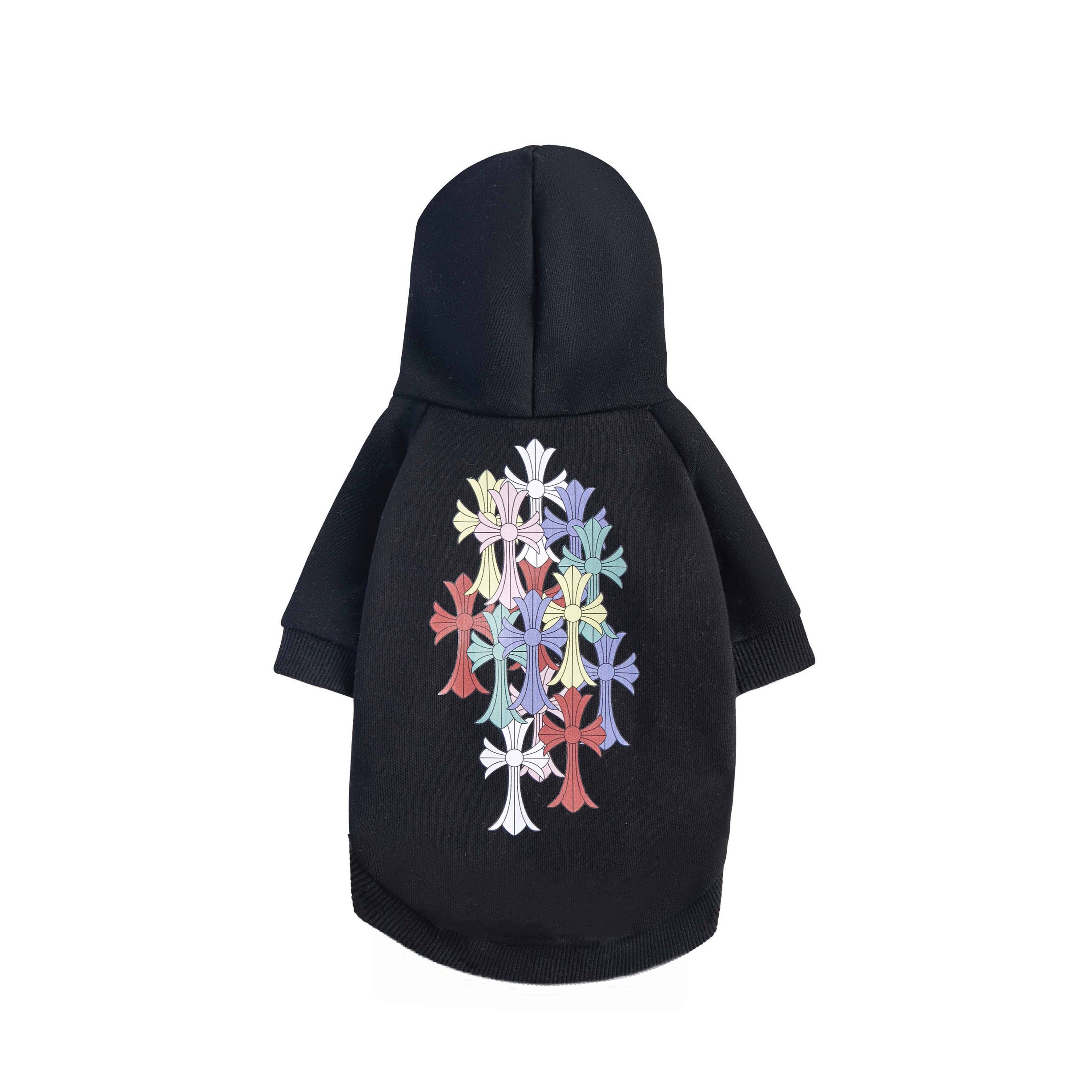 Dog Hoodie in Black Color Dog Cloth