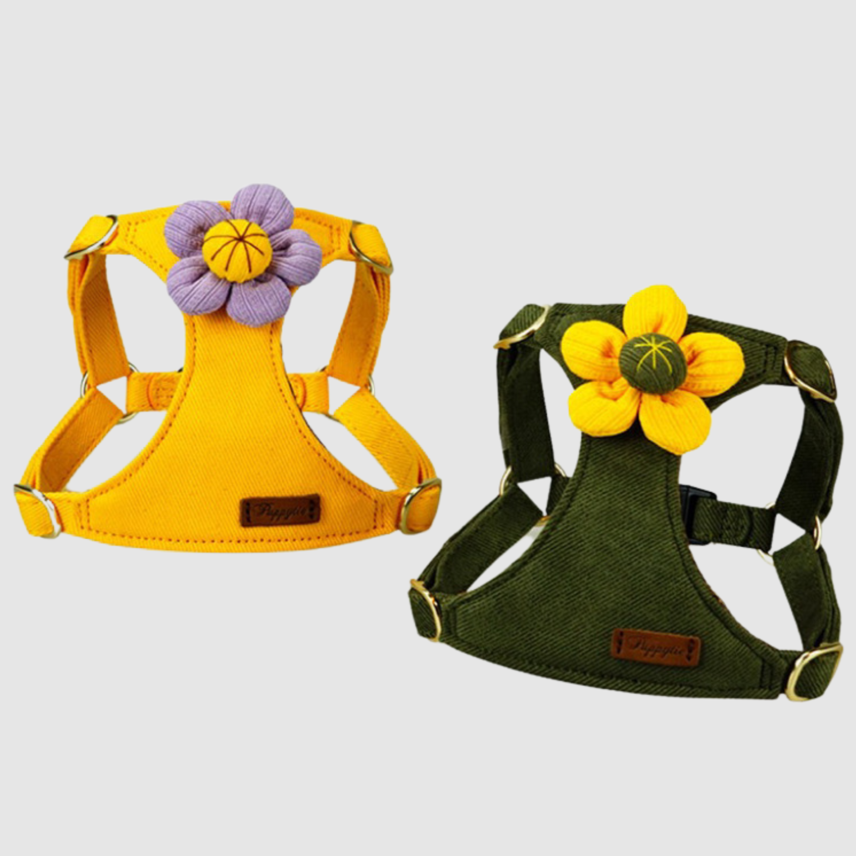 Dog Harness Flower Shapes and Leash set